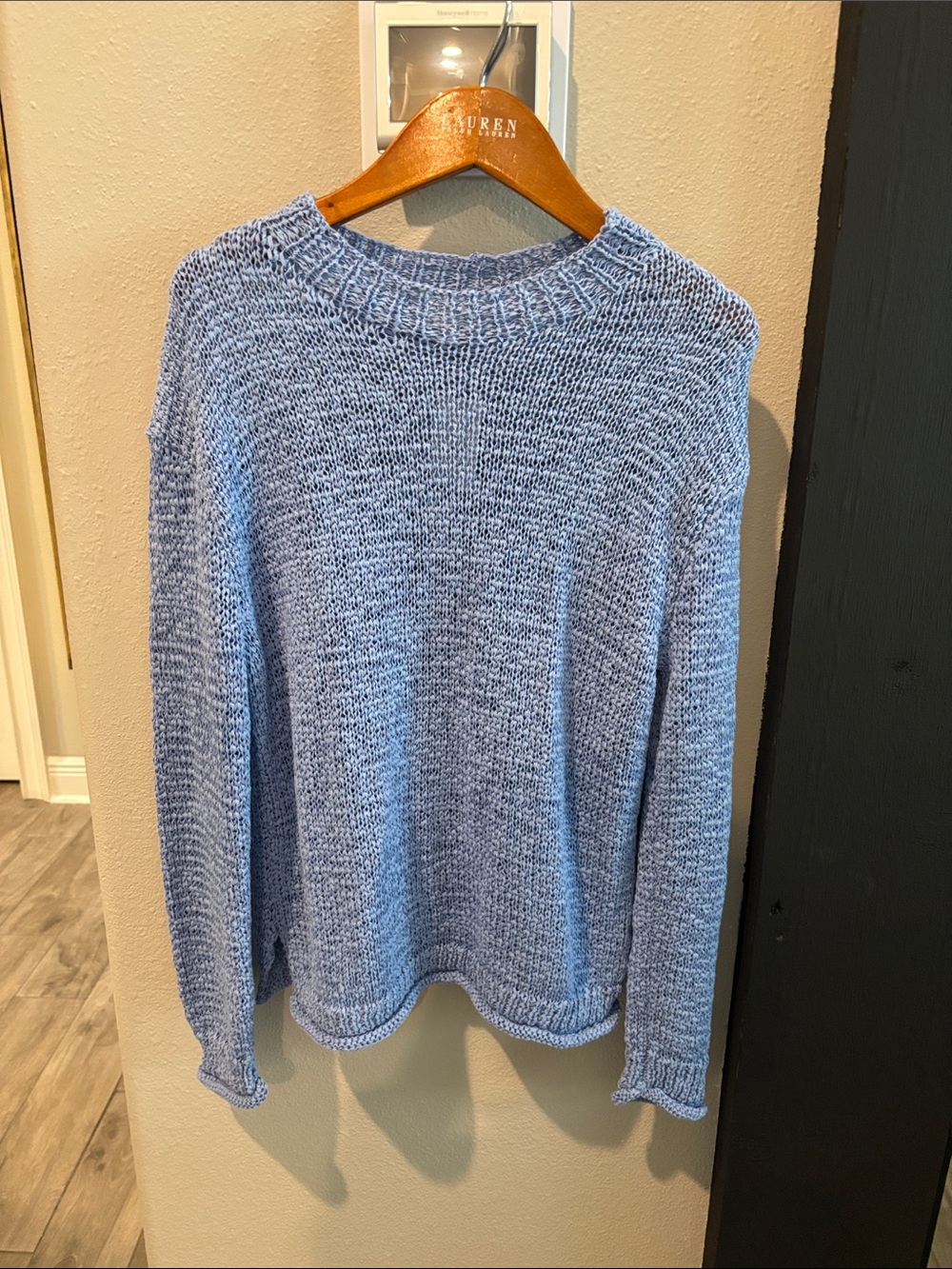 J. Crew Light Blue Crewneck Sweater